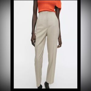 NWT - Women’s Zara high waisted pant - khaki - XS - sizing in photos